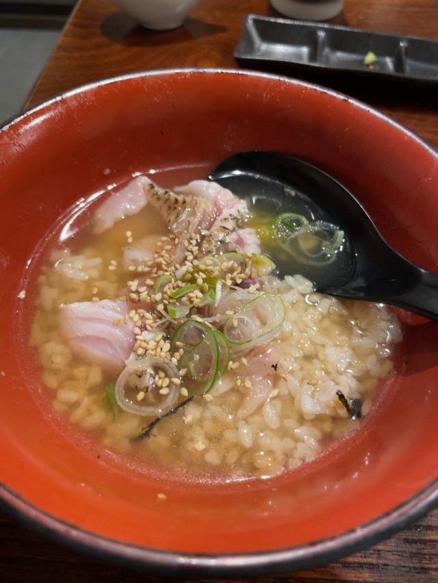 のどぐろのだし茶漬け