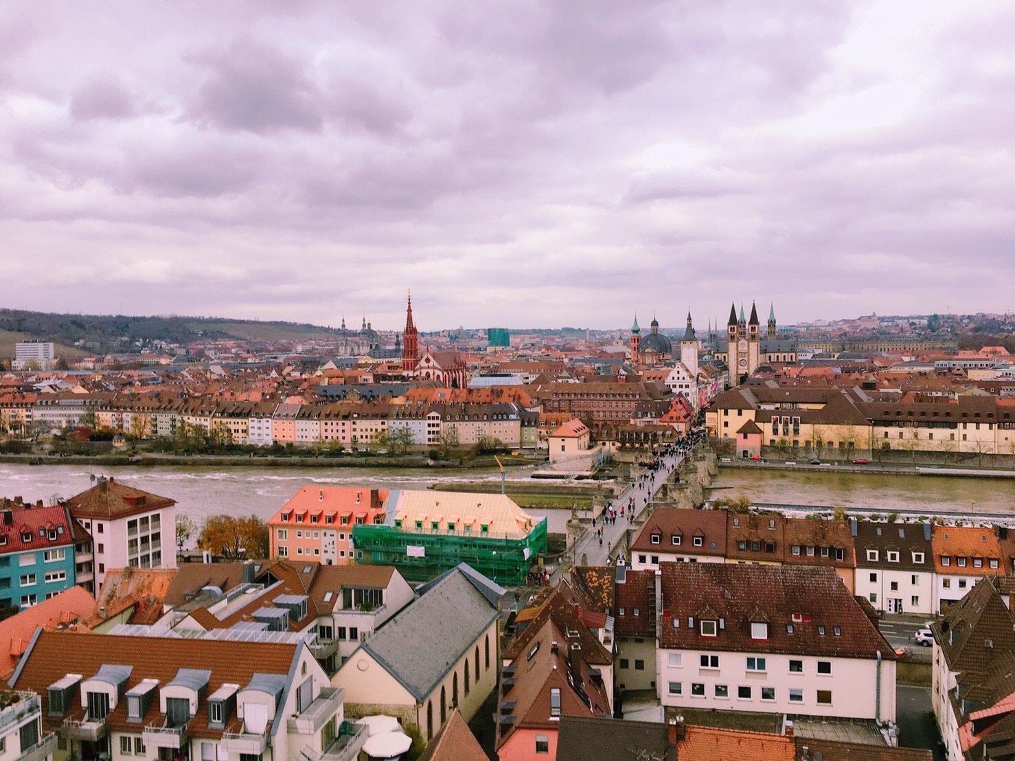 ドイツ・フランクフルトの街並み