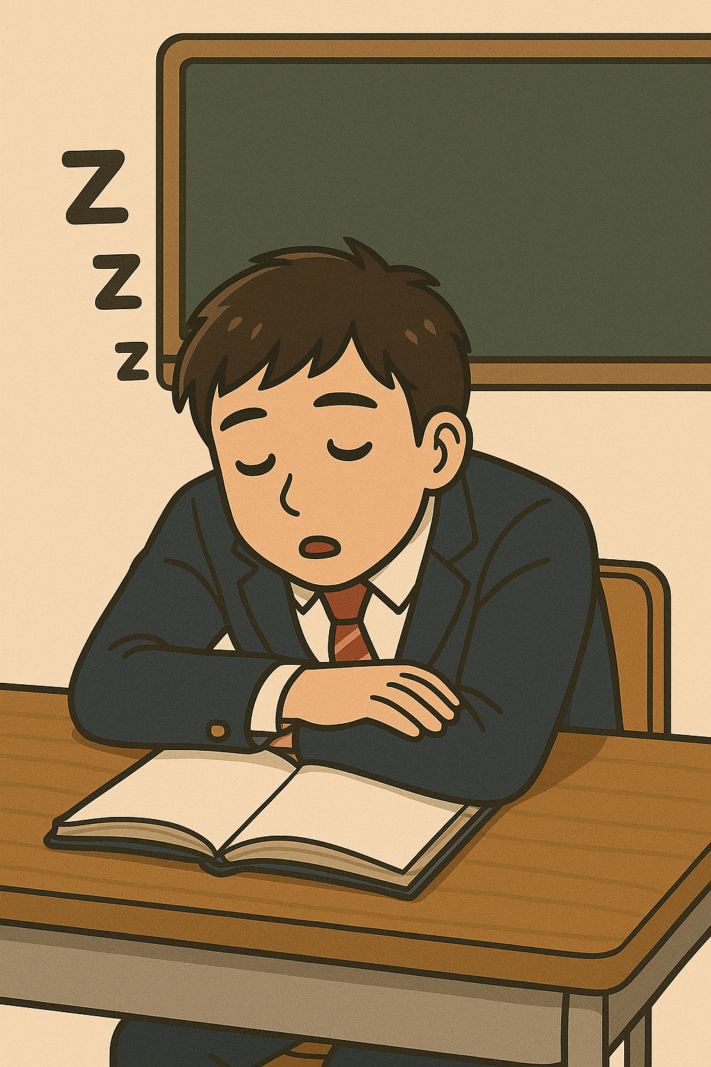 コンディションを整える学生